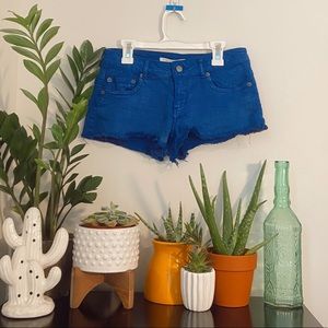 Forever 21 Blue Jean Shorts